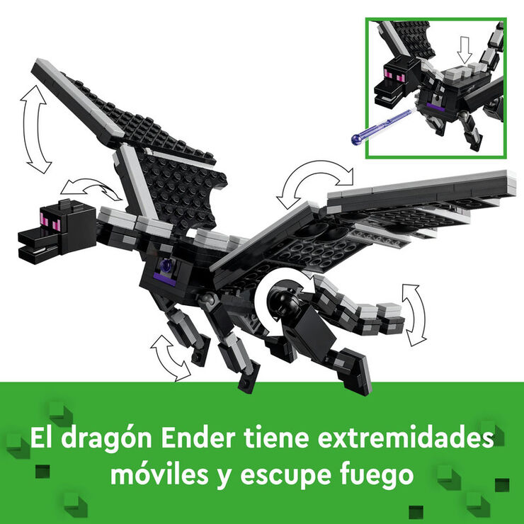 LEGO® Minecraft El Dragón Ender y el Barco del End 21264