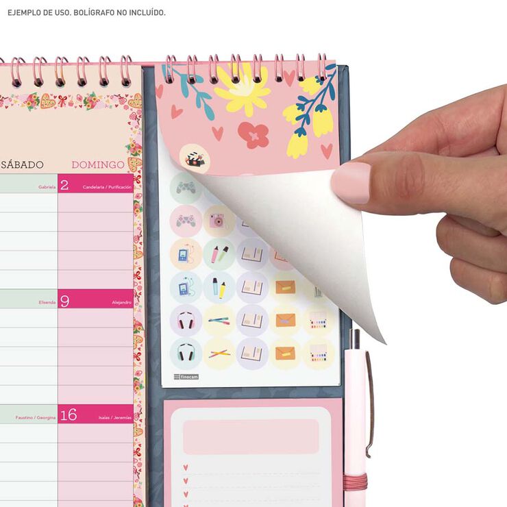 Calendario pared 16 meses Finocam Plus cas 24-25 Vitae