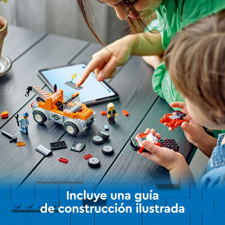 LEGO® City Camión Grúa y Reparación del Deportivo 60435