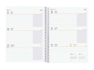 Agenda escolar Finocam Cool 1/4 setm/vista cas 24-25 Lila