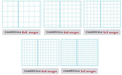 Recambio Papel A4 4x4 margen 2 taladros 100 hojas