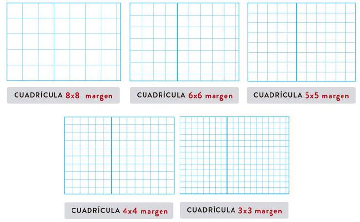 Recambio Papel A4 4x4 margen 2 taladros 100 hojas