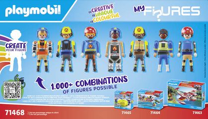 Playmobil My Figuras Bomberos 71468