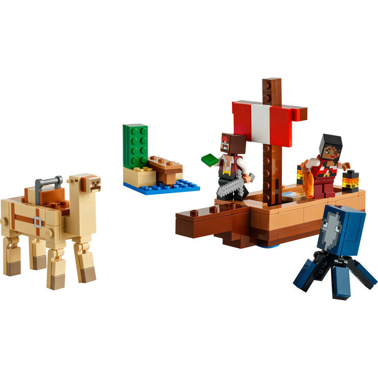 LEGO® Minecraft El Viaje en el Barco Pirata 21259