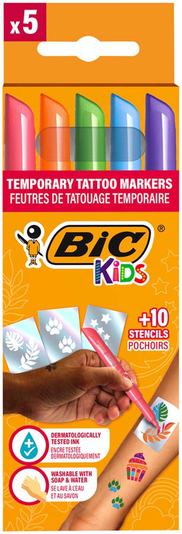 Rotuladores Bic Tattoo 5 colores