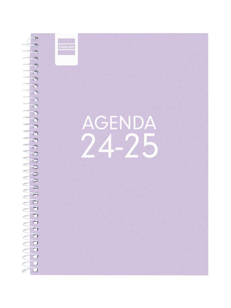 Agenda escolar Finocam Cool 1/4 setm/vista cas 24-25 Lila