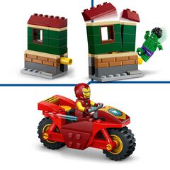 LEGO® Super Herois Iron Man amb Moto i Hulk 76287