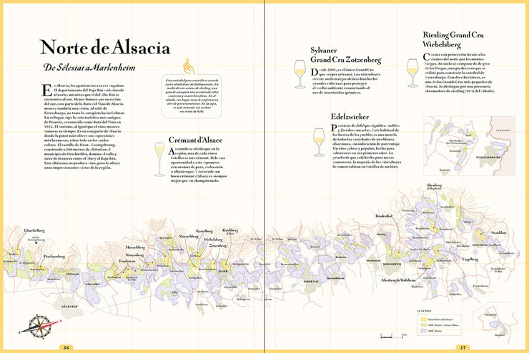 Ruta de los vinos franceses: Atlas de los viñedos de Francia