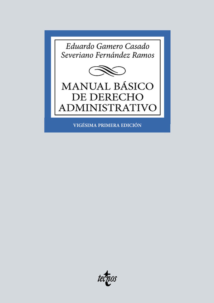 Manual básico de Derecho Administrativo