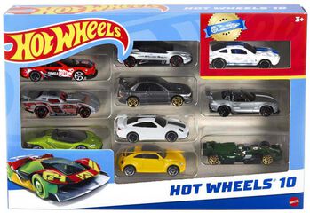 Hot Wheels 10 Vehículos Surtido