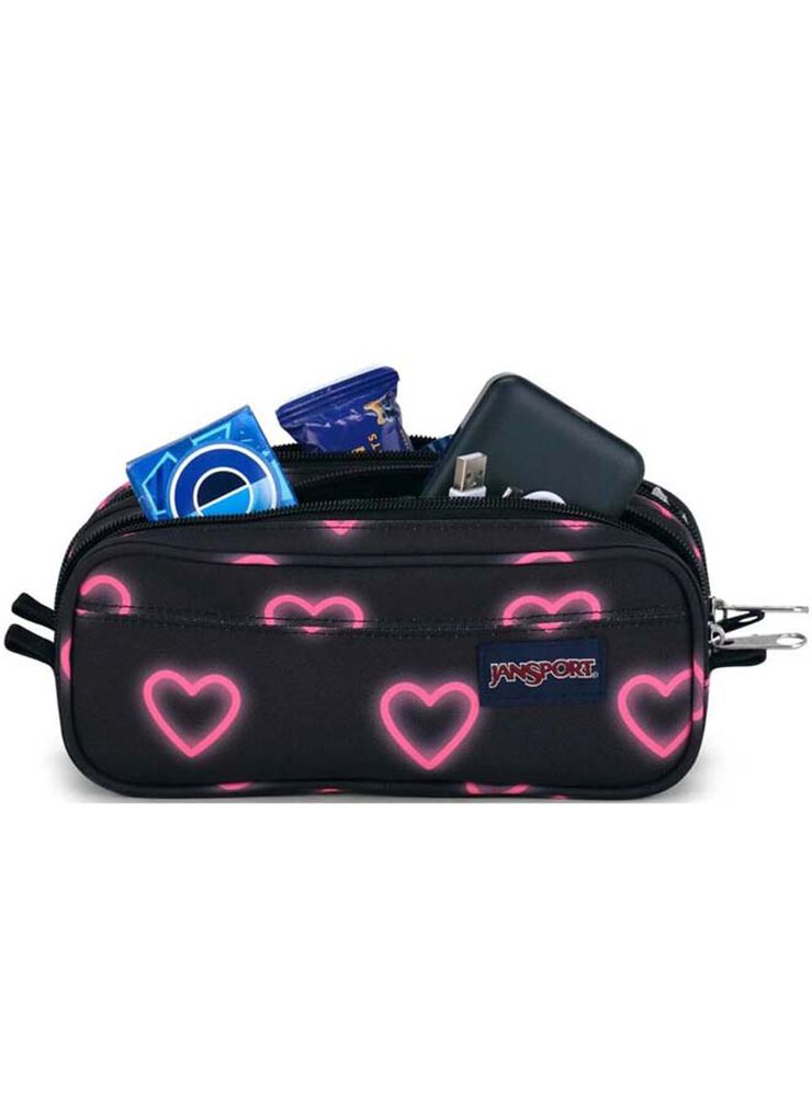 Estuche doble Jansport Happy Hearts