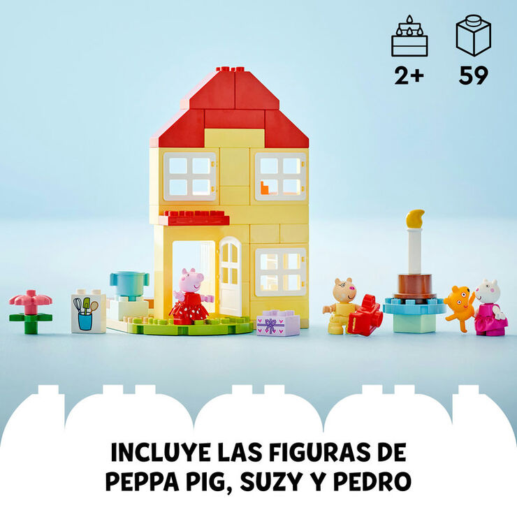 LEGO® DUPLO Peppa Pig Casa de Cumpleaños de Peppa Pig 10433