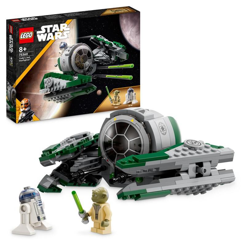 LEGO Star Wars Caza Estelar Jedi de Yoda 75360 Abacus Online