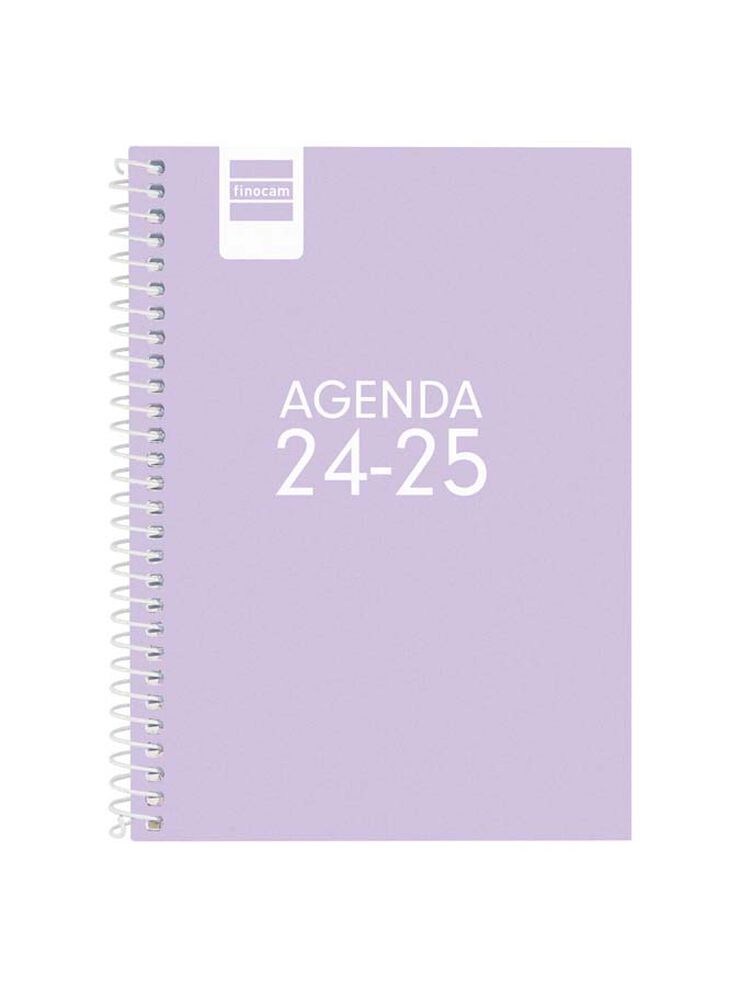 Agenda escolar Finocam Cool 1/8 setm/vista cat 24-25 Lila