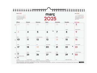 Calendario pared 16 meses Finocam 34x24cm cat 24-25