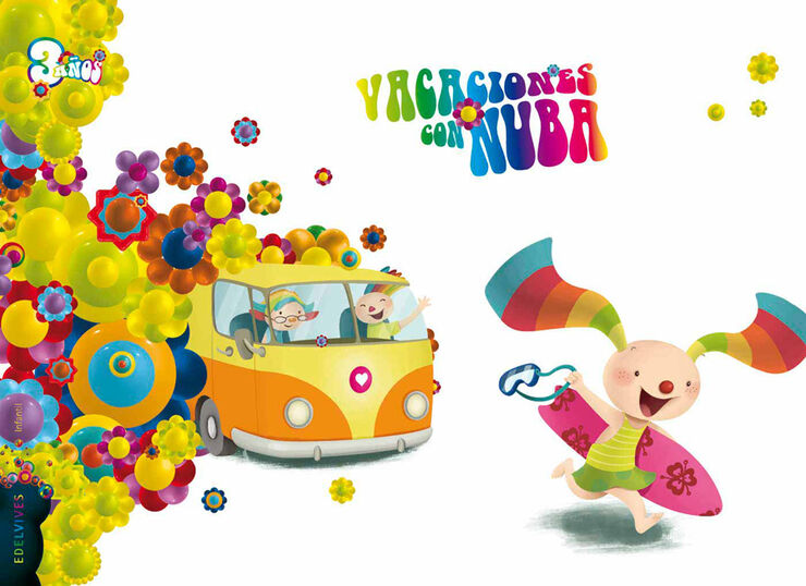 Cuaderno de Vacaciones con Nuba Infantil 3 años Edelvives