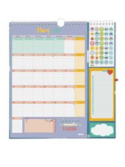 Calendario pared 16 meses Finocam Plus cast 24-25 Familiar