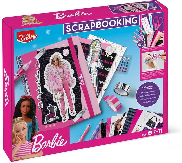 Kit creativo Scrapbooking Maped Barbie