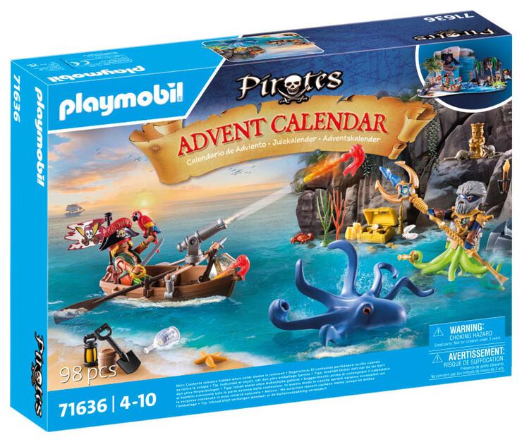 Playmobil Nadal Calendario Adviento Piratas 71636