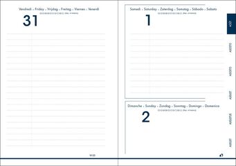 Agenda escolar Galaxy dia/pàg mult 24-25 negre