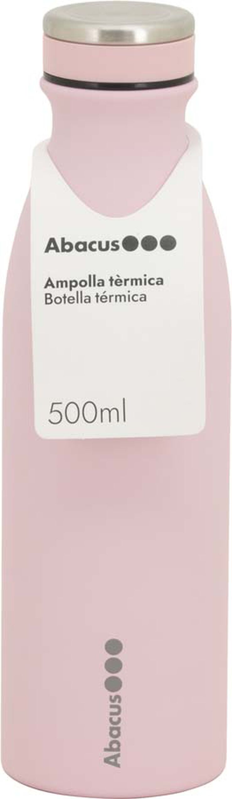 Botella termo Abacus 500ml rosa claro