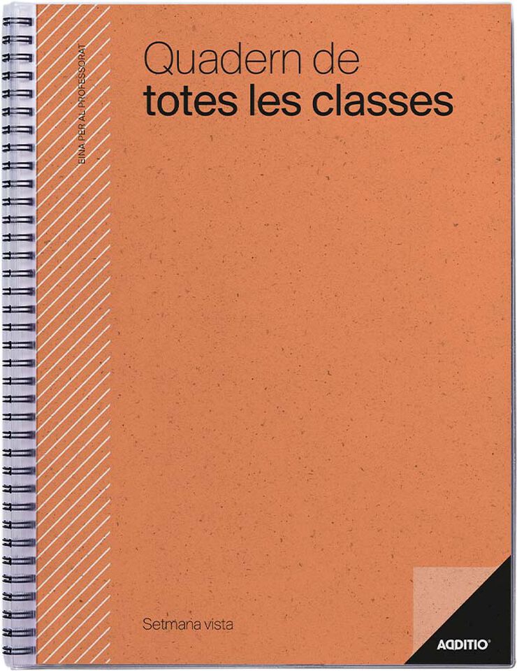 Libreta doble espiral Totes les Classes Additio 225x310mm verde