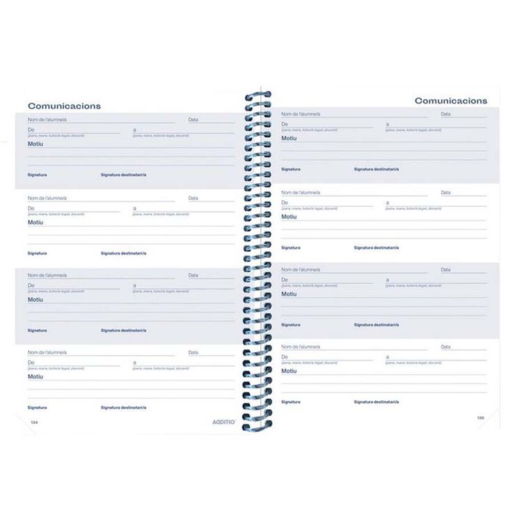 Agenda escolar Meridian setm/vista català 24-25 Additio