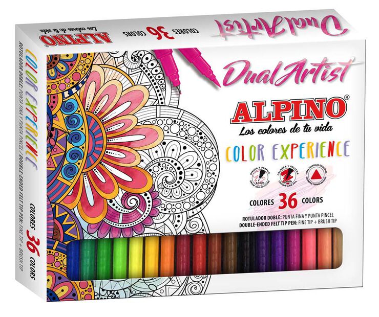 Retolador Alpino Dual Artist C.Experience 36 colors