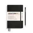 Libreta Leuchtturm A5 tapa blanda raya black