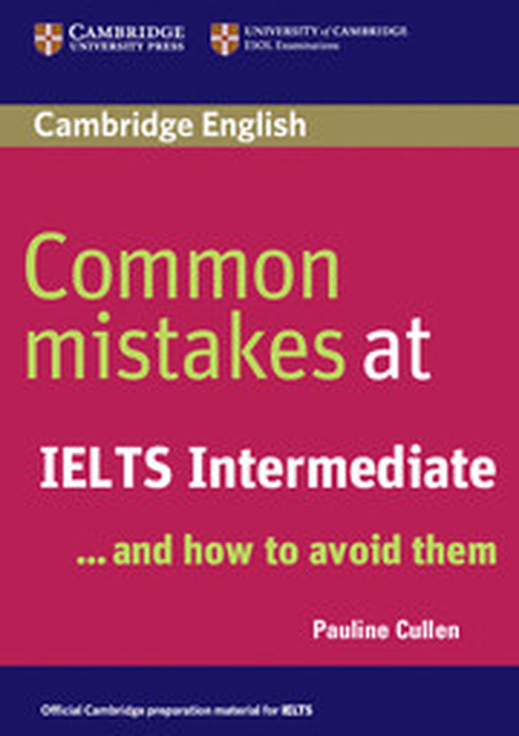 CUP Common Mistakes at IELTS INT Cambridge 9780521692465