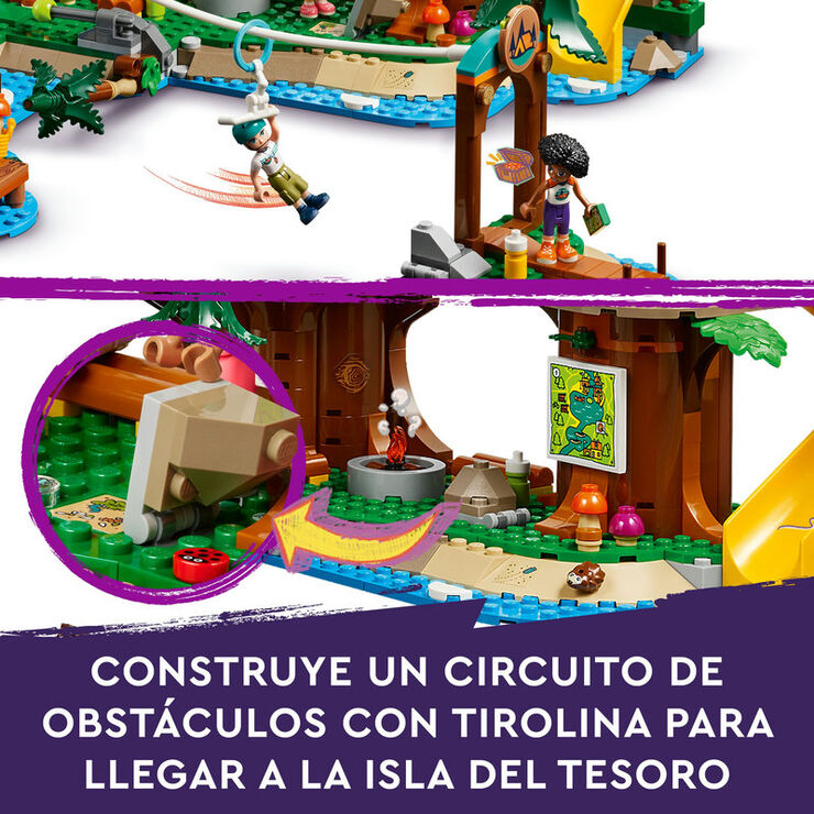 LEGO® Friends Campamento de Aventura: Casa del Árbol 42631