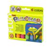 Tèmpera sòlida en barra Playcolor One fluorescent 10g 6 colors