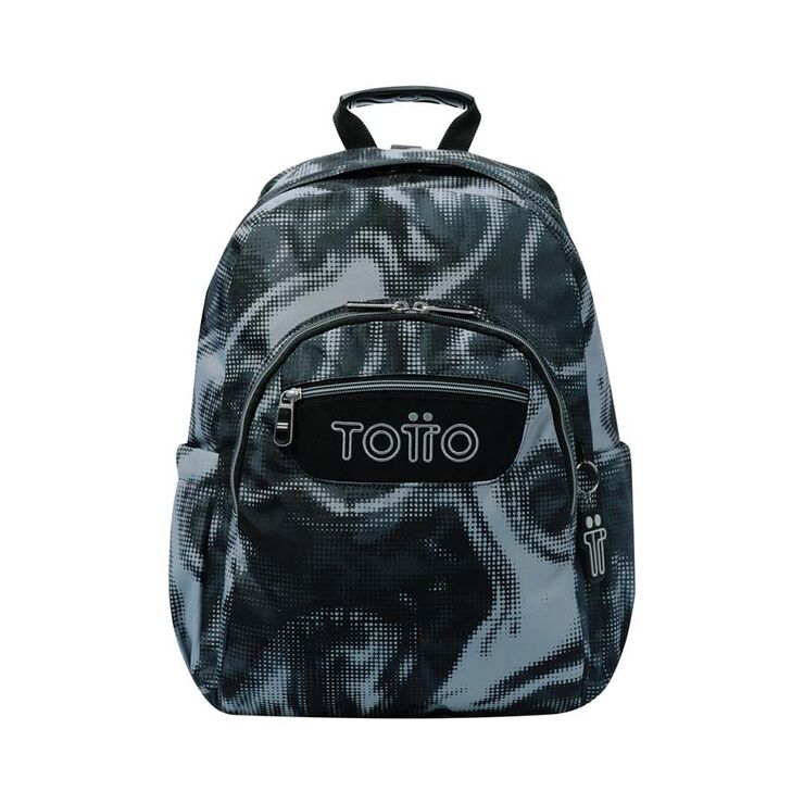 Mochila Totto Acuareles Ondas negro