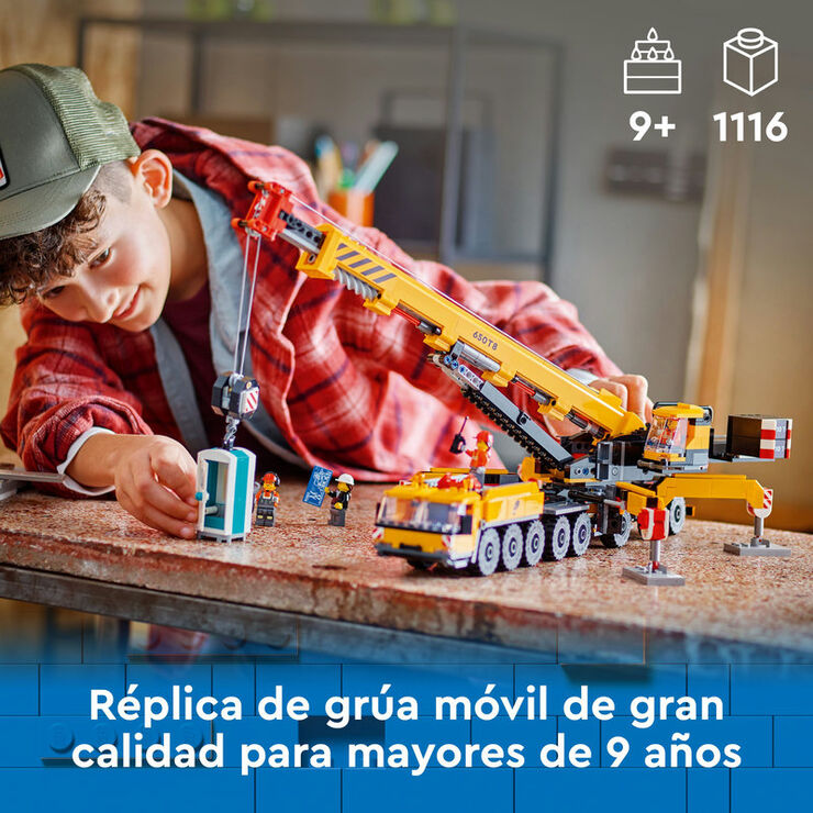 LEGO® City Grúa de Obra Móvil Amarilla 60409