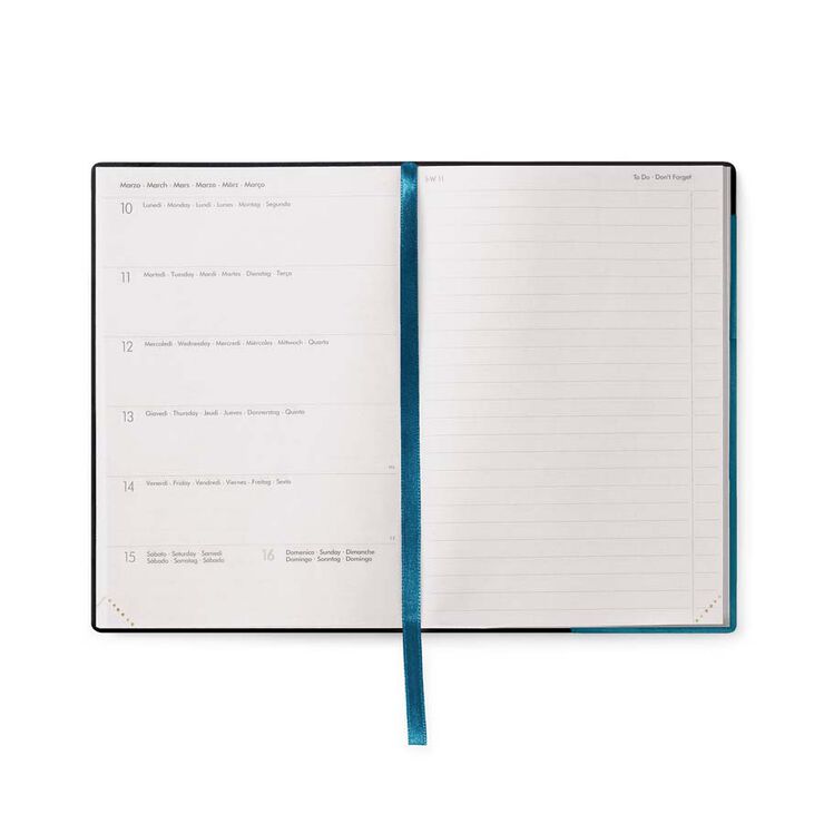 Agenda Legami 18 mesos medium setm/vista mult 24-25 Teal Blue