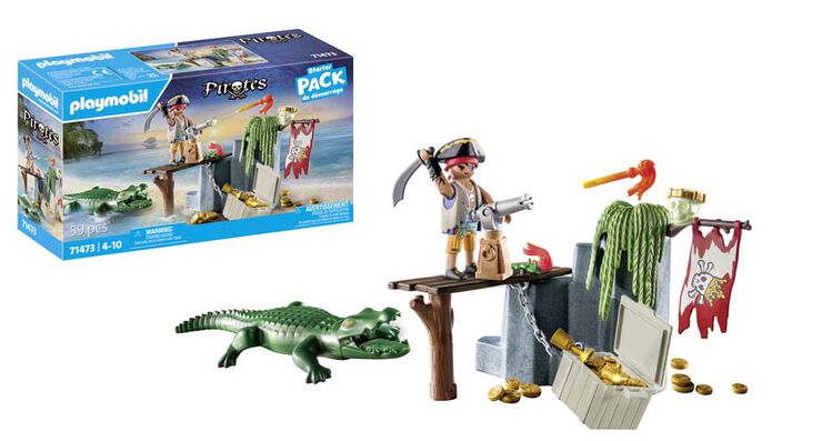 Playmobil Piratas con Caiman 71473