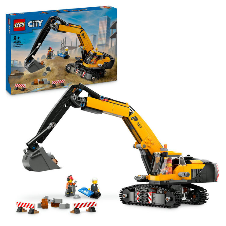 LEGO® City Excavadora de Obra Amarilla 60420