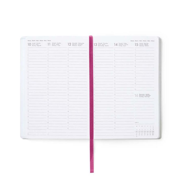 Agenda Legami 18 mesos medium  setm/vista mult 24-25 Wildflowers