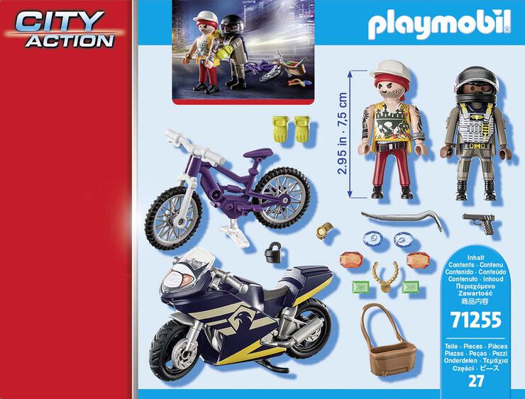 Playmobil City Action Spack Fuerzas Especiales y Ladrón 71255