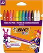 Rotuladores borrables Bic Kids Magic 12 colores