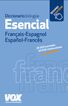 Diccionario esencial Français-Espagnol/E Vox 9788499741765