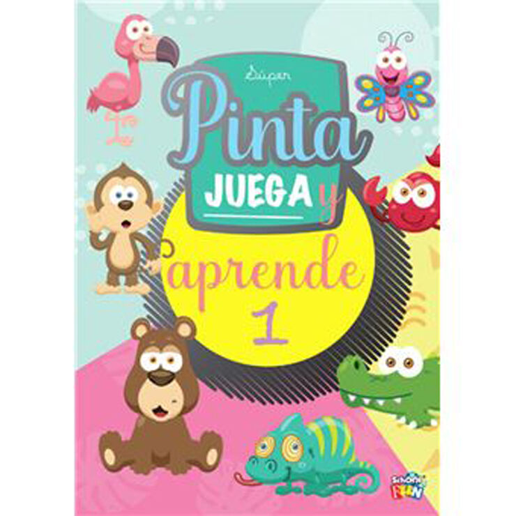 Súper pinta, juega y aprende 1