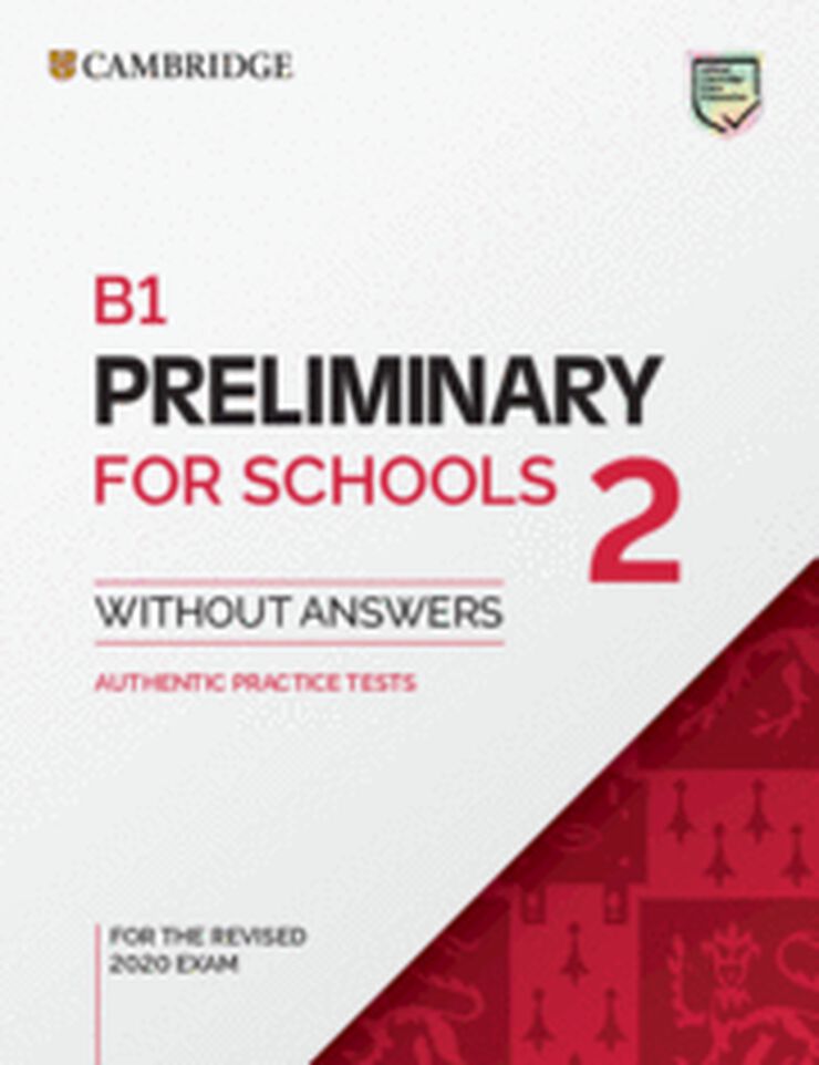 B1 Preliminary For Schools 2 Student`S Book Without Answers