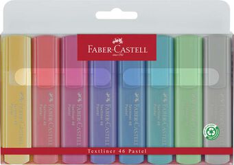 Marcadores fluorescents Faber-Castell Pastel 8 colores