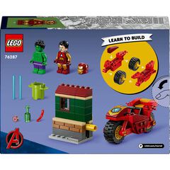 LEGO® Super Herois Iron Man amb Moto i Hulk 76287