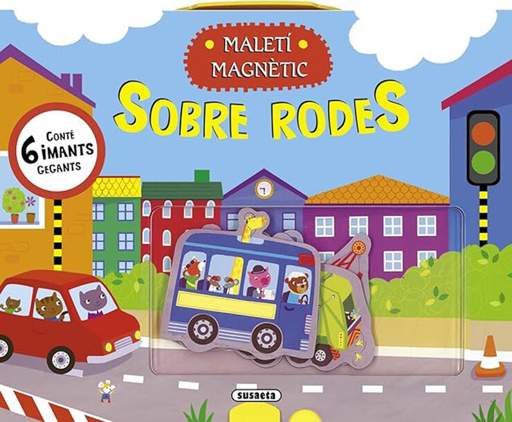 Maleti magnetic. Sobre rodes