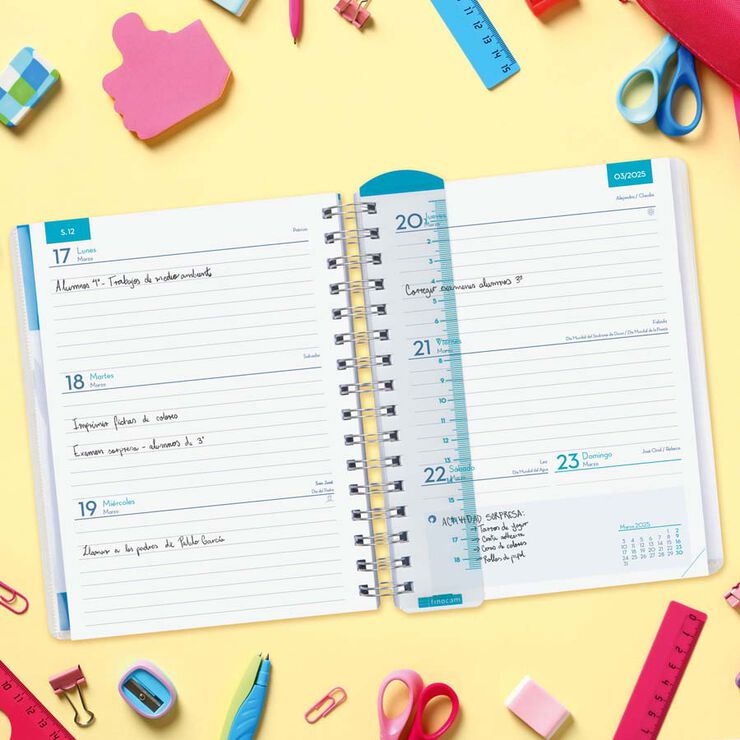 Agenda Finocam Magistral personalitzable 1/4 Sv cas 24-25 Mandala