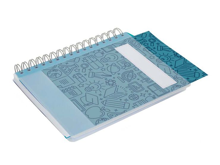 Agenda Finocam Magistral personalizable 1/4 Sv cas 24-25 azul