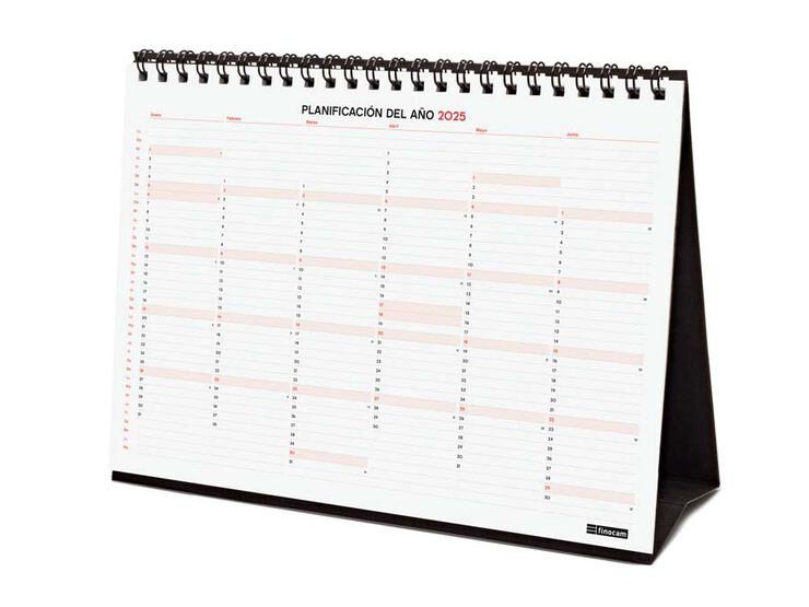 Calendario sobremesa Finocam 16 meses 21x15cm cas 24-25