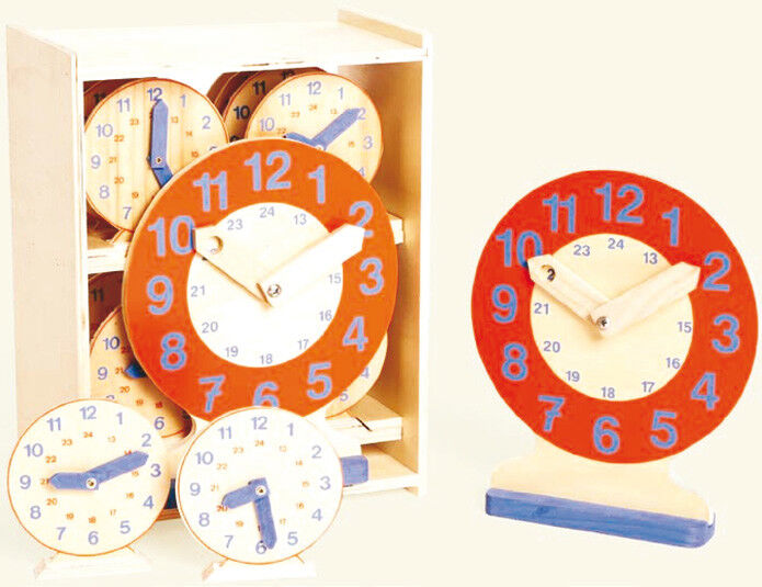 Reloj grande de discount madera